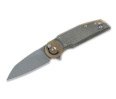 Fox Knives Metamorphosis Wharncliffe M390 Micarta Green Çakı