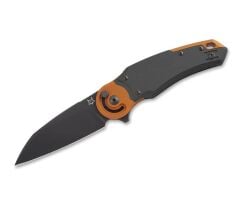 Fox Knives Metamorphosis Wharncliffe M390 Aluminum Black & Orange PVD Çakı