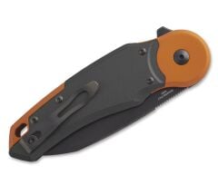 Fox Knives Metamorphosis Wharncliffe M390 Aluminum Black & Orange PVD Çakı