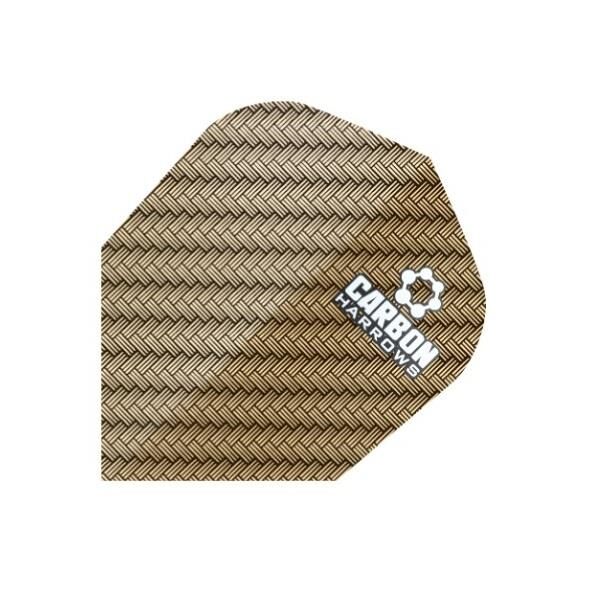 Harrows Carbon Dart Flights Kahverengi