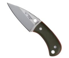 Cudeman 200-GV Yoda Green G10 Saplı Deri Kılıflı Bıçak