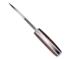 Cudeman 200-JM Yoda Brown Juma Micarta Saplı Deri Kılıflı Bıçak