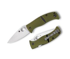 Spyderco Caribbean G-10 LC200N Leaf PlainEdge Çakı