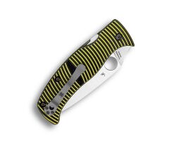 Spyderco Caribbean G-10 LC200N Leaf PlainEdge Çakı