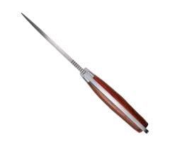 Cudeman 120-K MT-5 Cocobolo Ağacı Saplı Deri Kılıflı Bıçak