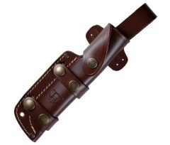 Cudeman 120-K MT-5 Cocobolo Ağacı Saplı Deri Kılıflı Bıçak