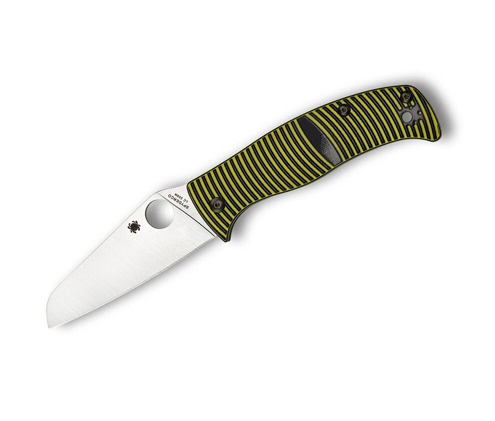 Spyderco Caribbean G-10 LC200N Sheepfoot PlainEdge Çakı