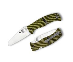 Spyderco Caribbean G-10 LC200N Sheepfoot PlainEdge Çakı