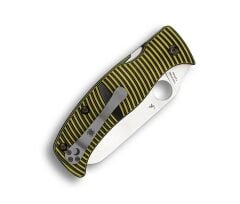 Spyderco Caribbean G-10 LC200N Sheepfoot PlainEdge Çakı
