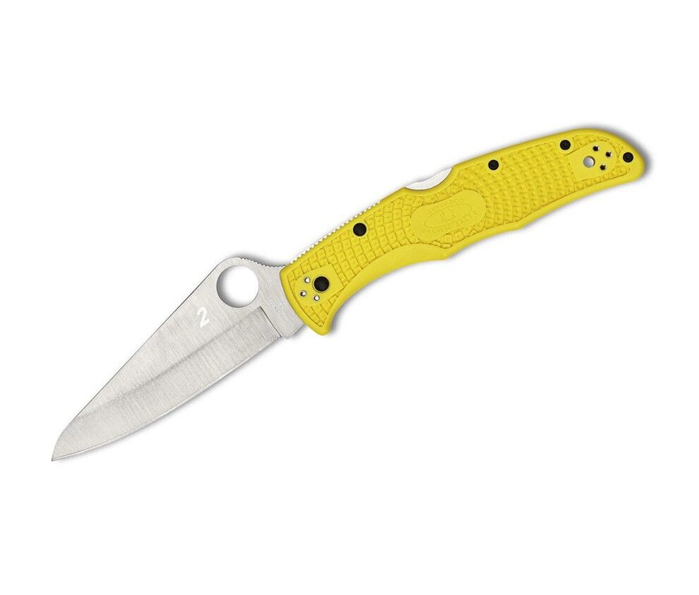 Spyderco Pacific Salt 2 Yellow Lightweight PlainEdge Çakı
