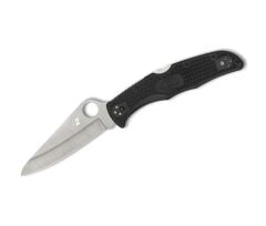 Spyderco Pacific Salt 2 Black Lightweight Black Blade PlainEdge Çakı