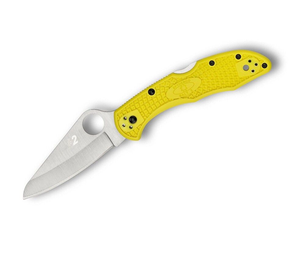 Spyderco Salt 2 Yellow Lightweight PlainEdge Çakı