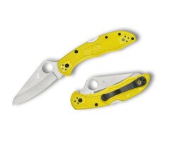 Spyderco Salt 2 Yellow Lightweight PlainEdge Çakı