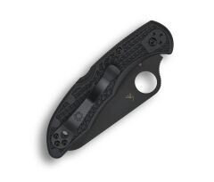 Spyderco Salt 2 Black Lightweight Black Blade PlainEdge Çakı