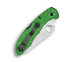 Spyderco Salt 2 Green Lightweight LC200N PlainEdge Çakı