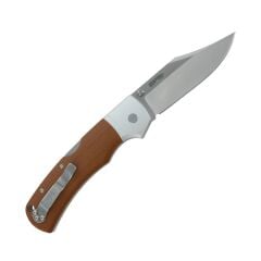 Cold Steel Mackinac Hunter AUS10 Clip Point Brown Micarta Çakı