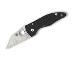 Spyderco Microjimbo Black G-10 Black Blade PlainEdge Çakı