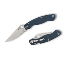 Spyderco Military 2 CPM SPY27 G10 Blue PlainEdge Çakı