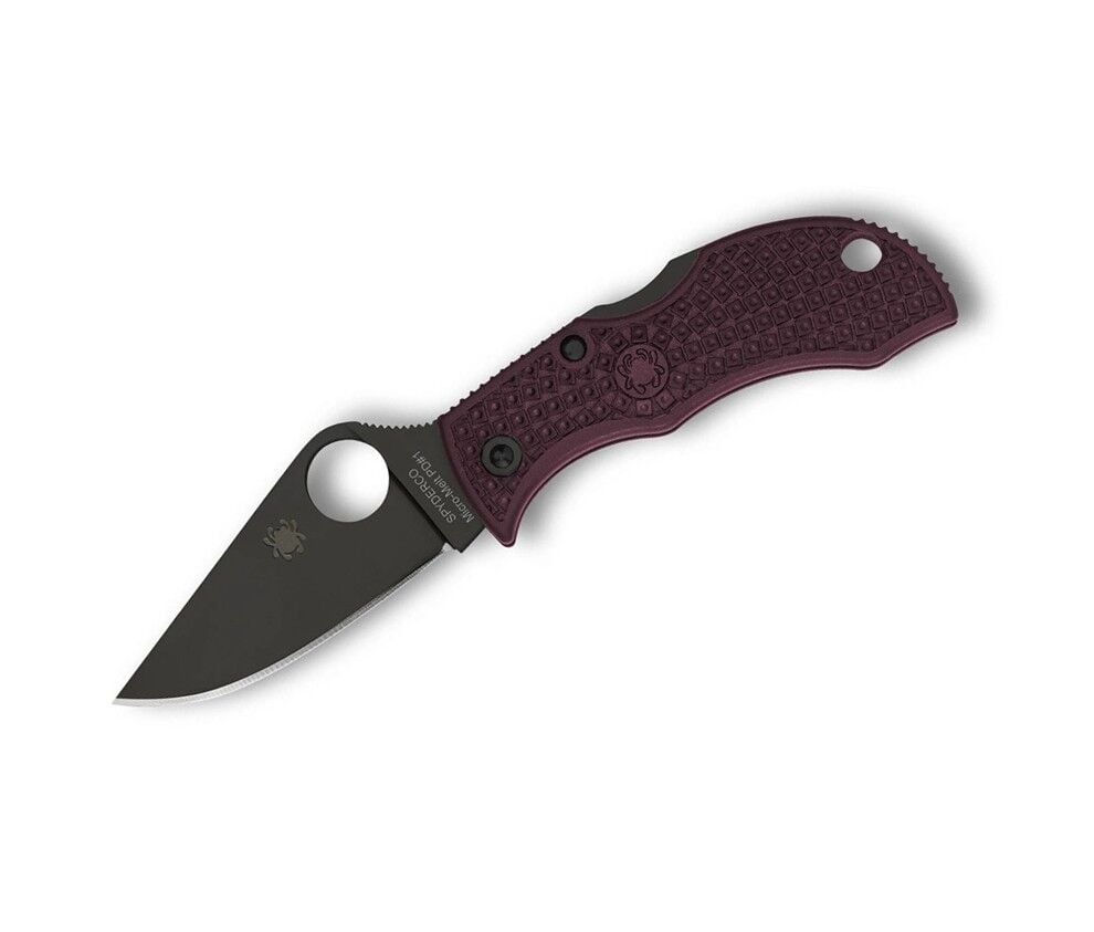 Spyderco Manbug Micro-Melt PD#1 Black Blade Sprint Run Çakı
