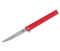 CRKT CEO Flipper Red Silver Blade Çakı