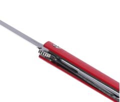 CRKT CEO Flipper Red Silver Blade Çakı