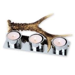 Karaca Boynuz 3'lü Mumluk