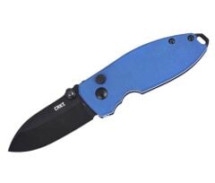 CRKT Squid Button Lock Micarta Blue Çakı