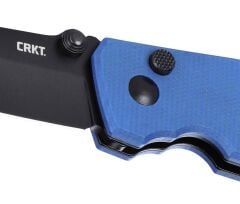 CRKT Squid Button Lock Micarta Blue Çakı