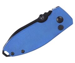 CRKT Squid Button Lock Micarta Blue Çakı