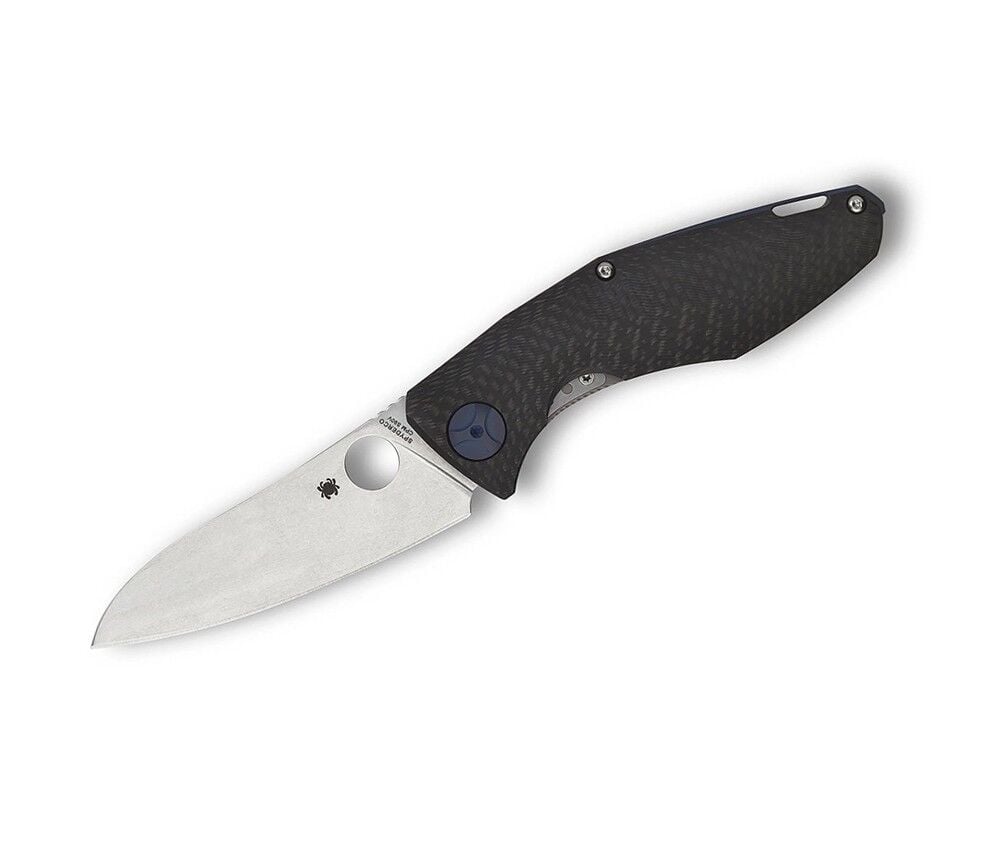Spyderco Drunken Carbon Fiber/ Titanium CPM S90V PlainEdge Çakı