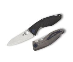 Spyderco Drunken Carbon Fiber/ Titanium CPM S90V PlainEdge Çakı