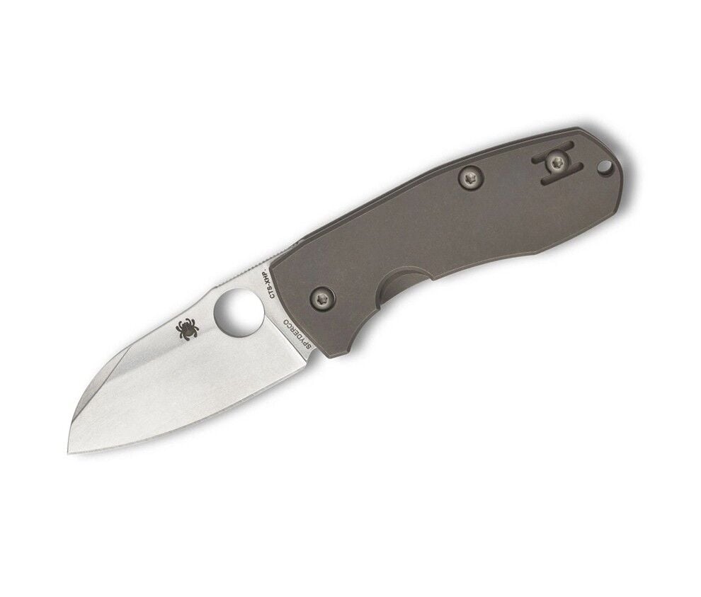 Spyderco Techno 2 Titanium CTS-XHP PlainEdge Çakı