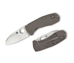 Spyderco Techno 2 Titanium CTS-XHP PlainEdge Çakı