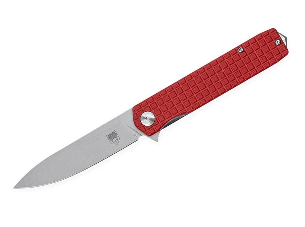 CobraTec Medium Cayden Red Drop Not Serrated Çakı