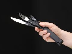 Böker Manufaktur Snac Pac Siyah Kamp Seti