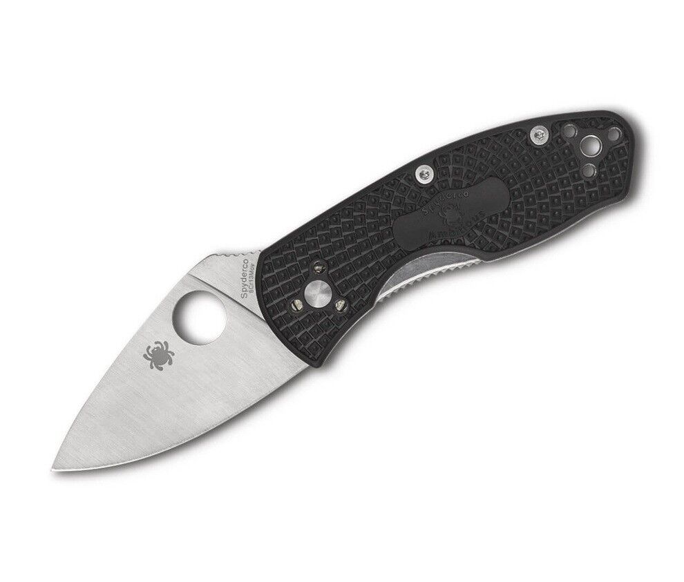 Spyderco Ambitious Lightweight Black PlainEdge Çakı