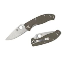 Spyderco Tenacious CPM M4 G10 Brown PlainEdge Çakı