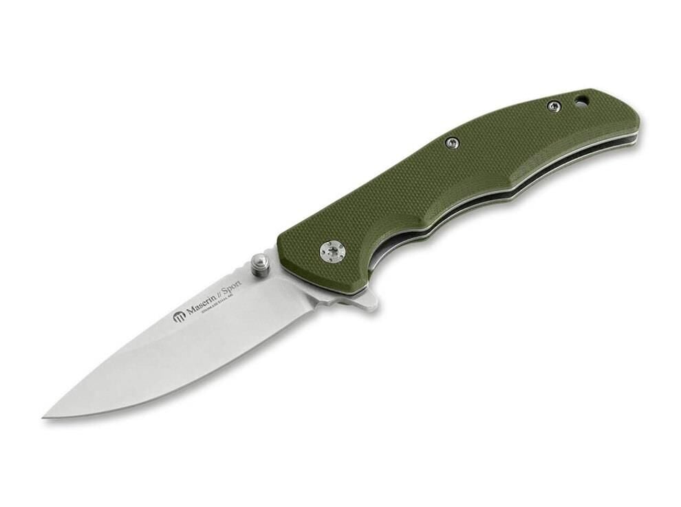Maserin Sport Knife Droppoint G10 Green Çakı