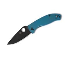 Spyderco Tenacious Blue TI Black PlainEdge Çakı
