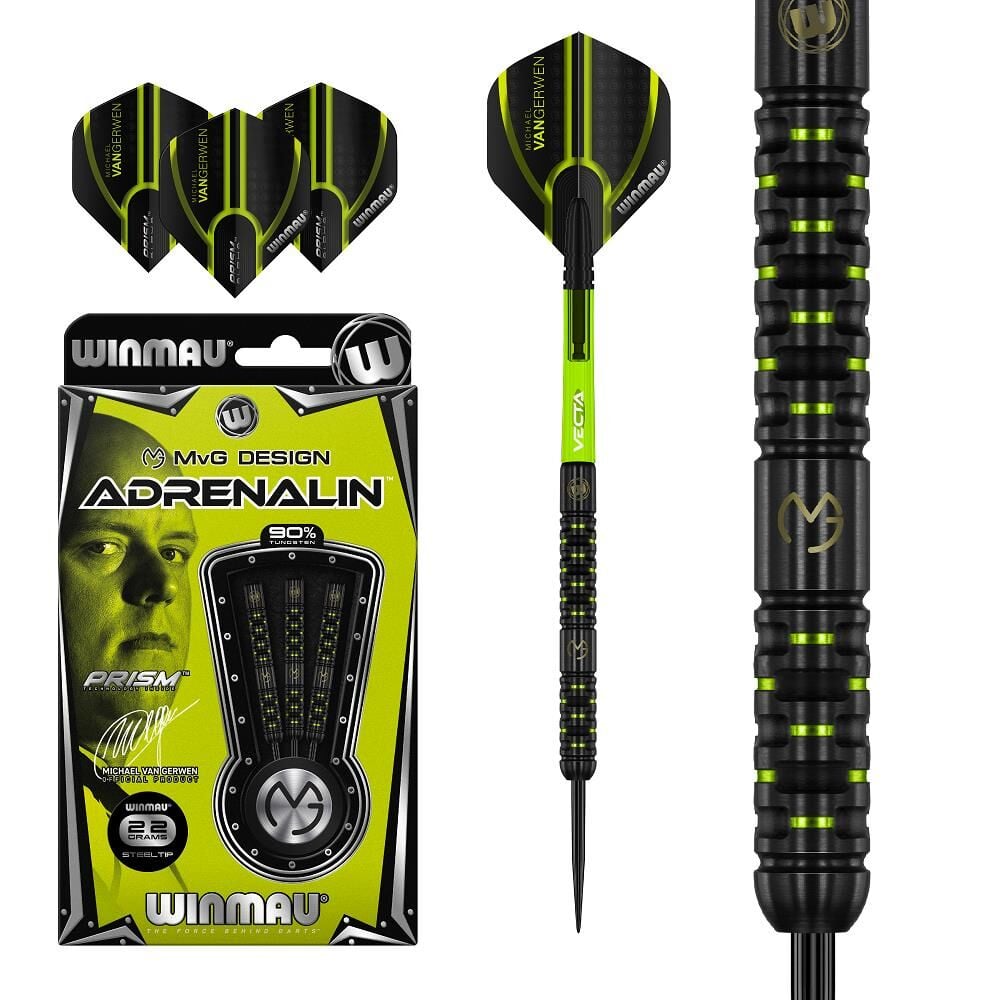 Winmau MVG Adrenalin 22 gr Çelik Uçlu Ok