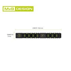 Winmau MVG Adrenalin 22 gr Çelik Uçlu Ok