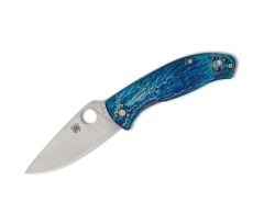 Spyderco Tenacious Blue TI D2 PlainEdge Çakı