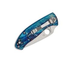 Spyderco Tenacious Blue TI D2 PlainEdge Çakı