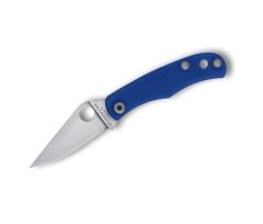 Spyderco Bug G10 Blue PlainEdge Çakı