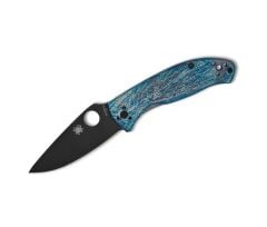 Spyderco Tenacious Blue TI Black D2 PlainEdge Çakı