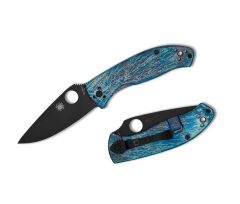 Spyderco Tenacious Blue TI Black D2 PlainEdge Çakı