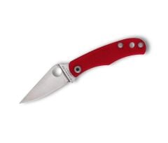 Spyderco Bug G10 Red Plain Edge Çakı