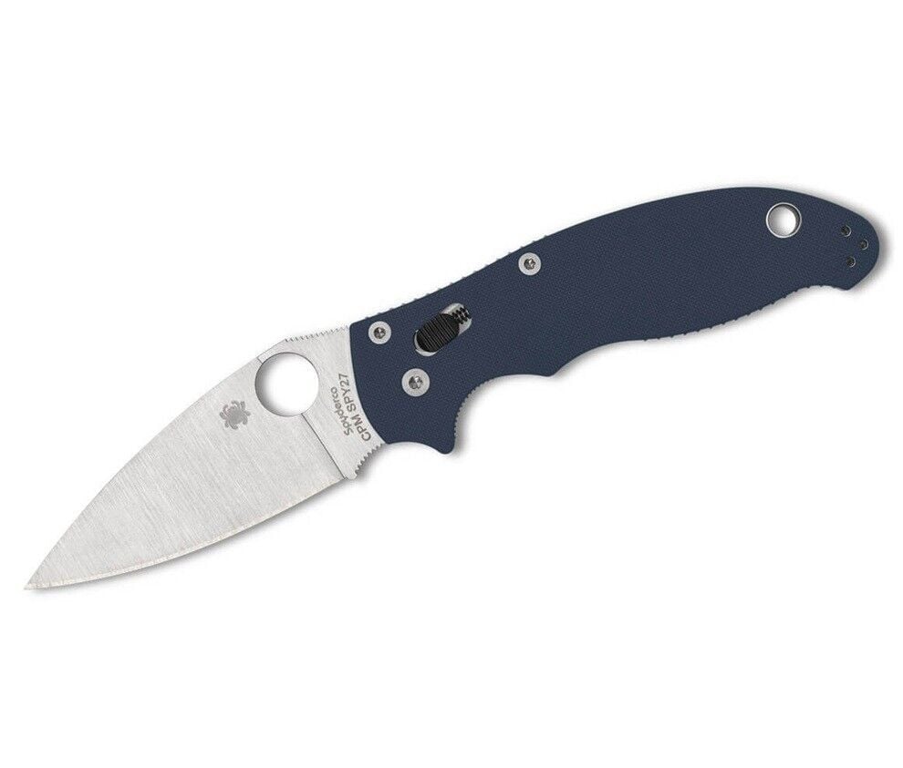 Spyderco Manix 2 CPM SPY27 G10 Blue PlainEdge Çakı