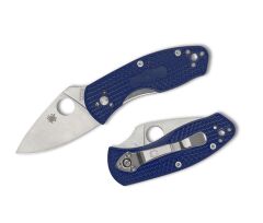 Spyderco Ambitious Blue Lightweight CPM S35VN PlainEdge Çakı