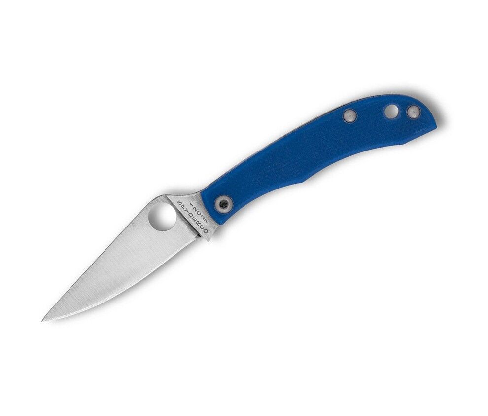 Spyderco Honeybee G10 Blue PlainEdge Çakı